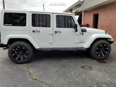 4 2013 Wrangler Jeep Sahara Stock Anthem Off Road Instigator Black