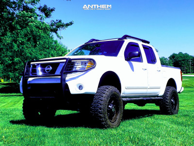 1 2005 Frontier Nissan Rough Country Suspension Lift 8in Anthem Off Road Commander Black