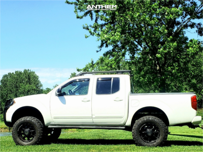 1 2005 Frontier Nissan Rough Country Suspension Lift 8in Anthem Off Road Commander Black