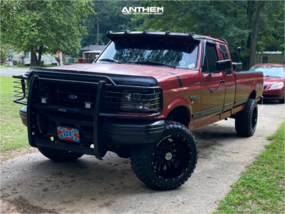 1996 Ford F-350 - 20x12 -44mm - Anthem Off-Road Equalizer - Leveling Kit - 33" x 12.5"
