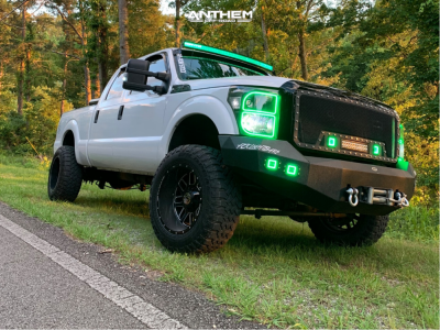2015 Ford F-250 Super Duty - 20x12 -44mm - Anthem Off-Road Gunner - Leveling Kit - 35" x 12.5"