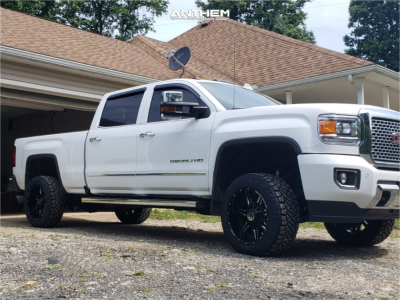 2016 GMC Sierra 2500 HD - 20x10 -24mm - Anthem Off-Road Equalizer - Leveling Kit - 275/60R20