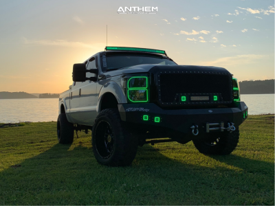 2015 Ford F-250 Super Duty - 20x12 -44mm - Anthem Off-Road Gunner - Leveling Kit - 35" x 12.5"