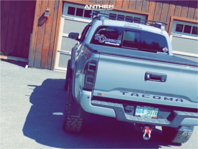 1 2019 Tacoma Toyota Rough Country Suspension Lift 4in Anthem Equalizer Machined Accents