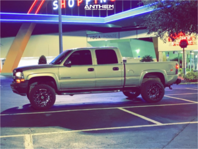 2002 Chevrolet Silverado 2500 HD - 20x12 -44mm - Anthem Off-Road Avenger - Suspension Lift 3" - 33" x 12.5"