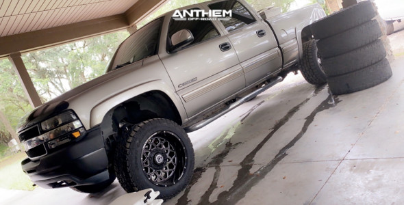 1 2002 Silverado 2500 Hd Chevrolet Rough Country Suspension Lift 3in Anthem Off Road Avenger Black