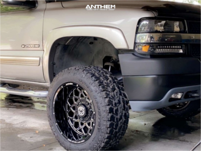 1 2002 Silverado 2500 Hd Chevrolet Rough Country Suspension Lift 3in Anthem Off Road Avenger Black