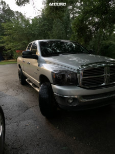 2008 Dodge Ram 1500 - 20x9 18mm - Anthem Off-Road Defender - Stock Suspension - 33" x 12.5"