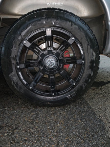 1 2008 Ram 1500 Dodge Stock Air Suspension Anthem Off Road A712 Defender Matte Black