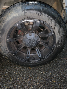 1 2008 Ram 1500 Dodge Stock Air Suspension Anthem Off Road A712 Defender Matte Black