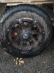 1 2008 Ram 1500 Dodge Stock Air Suspension Anthem Off Road A712 Defender Matte Black