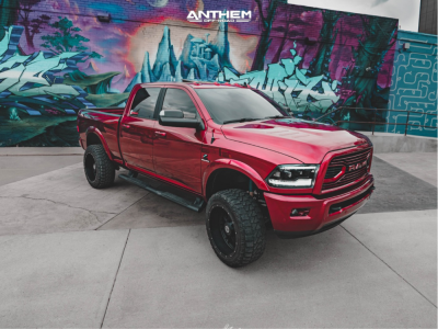 2018 Ram 2500 - 22x12 -44mm - Anthem Off-Road Instigator - Suspension Lift 3" - 35" x 12.5"