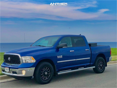 2017 Ram 1500 - 20x9 18mm - Anthem Off-Road Intimidator - Stock Suspension - 33" x 10.5"