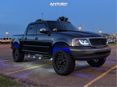 1 2001 F 150 Ford 35 Inch Level With 25 Inch Coil Spacers Suspension Lift 6in Anthem Off Road Avenger Black