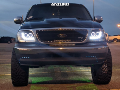 1 2001 F 150 Ford 35 Inch Level With 25 Inch Coil Spacers Suspension Lift 6in Anthem Off Road Avenger Black