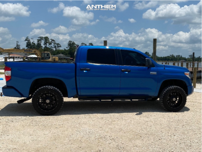 1 2018 Tundra Toyota Readylift Suspension Lift 3in Anthem Off Road Instigator Black