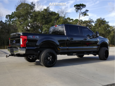 1 2019 F 250 Super Duty Ford Leveling Kit Suspension Lift 25in Anthem Off Road Equalizer Machined Black