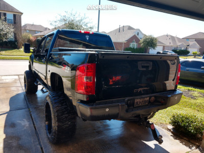 1 2011 Silverado 1500 Chevrolet Fabtech Suspension Lift 7in Body 3in Anthem Off Road Equalizer Machined Black