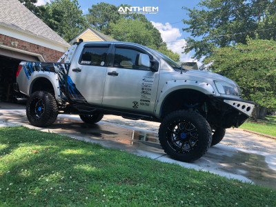 1 2006 Titan Nissan King Off Road Suspension Lift 6in Body 3in Anthem Off Road Gunner Blue