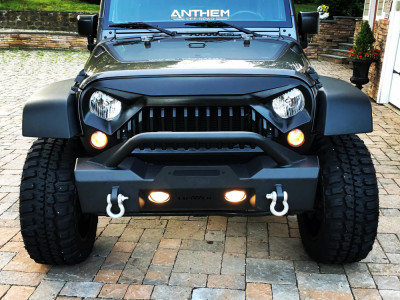 1 2016 Wrangler Jk Jeep Base Rough Country Suspension Lift 4in Anthem Off Road Equalizer Black