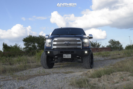 1 2016 F 150 Ford Rough Country Suspension Lift 4in Anthem Off Road Avenger Machined Black
