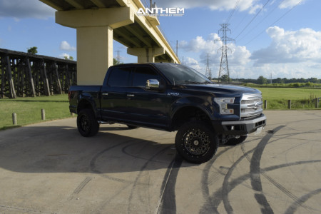 1 2016 F 150 Ford Rough Country Suspension Lift 4in Anthem Off Road Avenger Machined Black