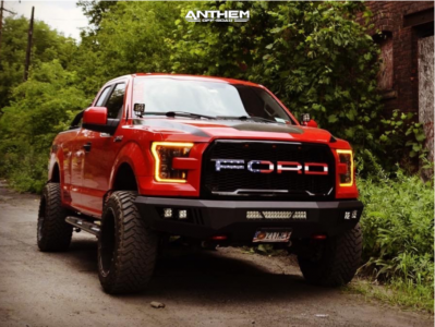 1 2015 F 150 Ford Readylift Suspension Lift 35in Anthem Off Road Defender Black