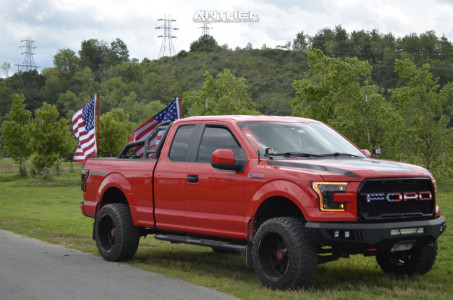1 2015 F 150 Ford Readylift Suspension Lift 35in Anthem Off Road Defender Black