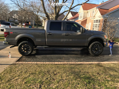 2012 Ford F-150 - 20x10 -24mm - Anthem Off-Road Commander - Leveling Kit - 33" x 12.5"