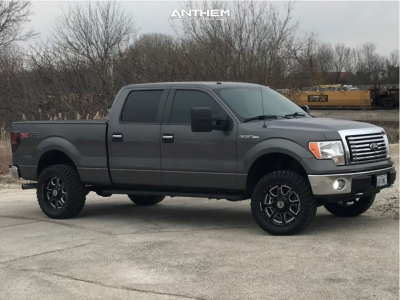 1 2012 F 150 Ford Custom Leveling Kit Anthem Off Road Commander Machined Black