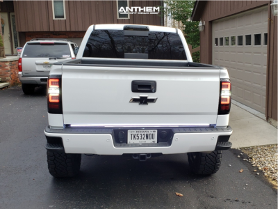 1 2018 Silverado 1500 Chevrolet Rough Country Suspension Lift 7in Anthem Off Road Instigator Matte Black