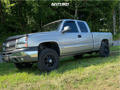 2003 Chevrolet Silverado 1500 - 18x9 -12mm - Anthem Off-Road Instigator - Leveling Kit - 225/70R18