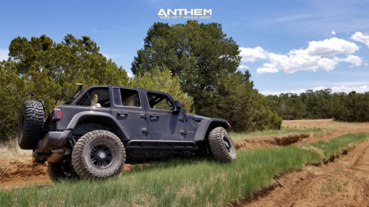 1 2018 Wrangler Jeep Unlimited Rubicon Teraflex Suspension Lift 35in Anthem Off Road Instigator Black