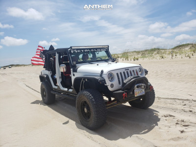 1 2015 Wrangler Jk Jeep Base Metalcloak Suspension Lift 35in Anthem Off Road Instigator Matte Black