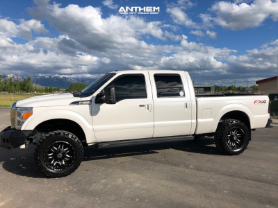 2013 Ford F-350 Super Duty - 20x10 -24mm - Anthem Off-Road Aviator - Leveling Kit - 35" x 12.5"