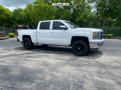 2015 Chevrolet Silverado 1500 - 18x9 -12mm - Anthem Off-Road Intimidator - Leveling Kit - 285/65R18