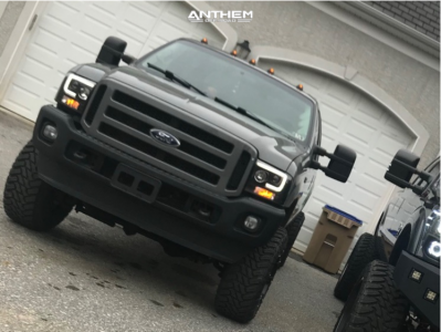 1 1999 F 350 Super Duty Ford Bds Suspension Lift 4in Anthem Off Road Defender Machined Black