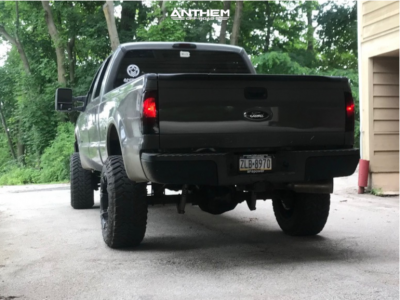 1 1999 F 350 Super Duty Ford Bds Suspension Lift 4in Anthem Off Road Defender Machined Black