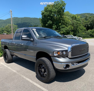 2005 Dodge Ram 2500 - 20x9 -12mm - Anthem Off-Road Enforcer - Leveling Kit - 35" x 12.5"