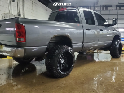 1 2003 Ram 2500 Dodge Rough Country Leveling Kit Anthem Off Road Equalizer Black Milled