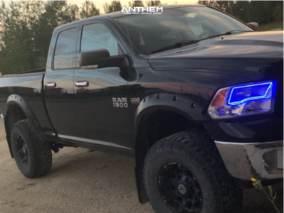 1 2013 1500 Ram Performance Accessories Leveling Kit Body Lift Anthem Off Road Defender Black