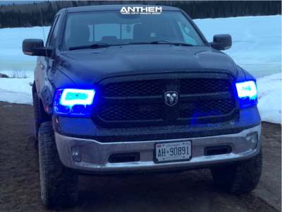 1 2013 1500 Ram Performance Accessories Leveling Kit Body Lift Anthem Off Road Defender Black