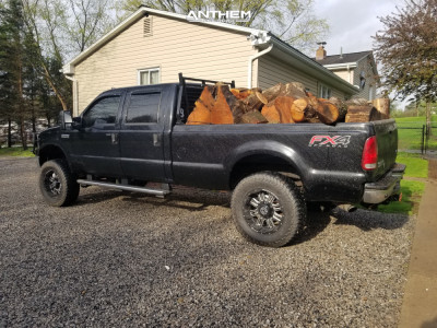 1 2005 F 250 Super Duty Ford Rough Country Suspension Lift 6in Anthem Off Road Enforcer Black