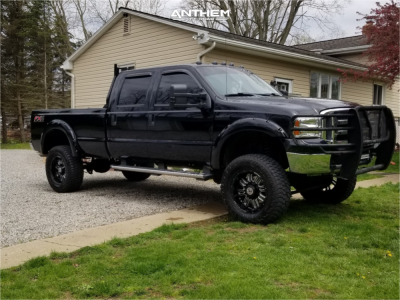 1 2005 F 250 Super Duty Ford Rough Country Suspension Lift 6in Anthem Off Road Enforcer Black