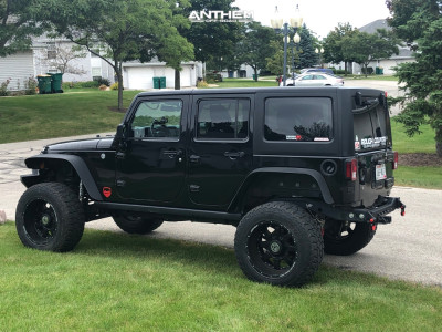 1 2016 Wrangler Jk Jeep Base Teraflex Suspension Lift 4in Anthem Off Road Aviator Black