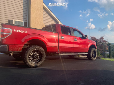 1 2014 F 150 Ford Stock Air Suspension Anthem Off Road Gunner Black