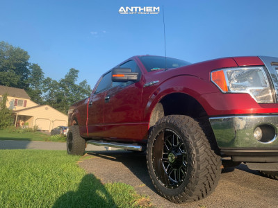 2014 Ford F-150 - 20x10 -24mm - Anthem Off-Road Gunner - Leveling Kit - 33" x 12.5"