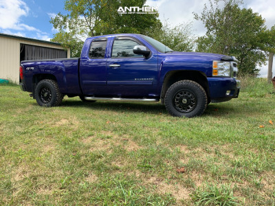 2011 Chevrolet Silverado 1500 - 17x9 0mm - Anthem Off-Road Intimidator - Leveling Kit - 265/70R17