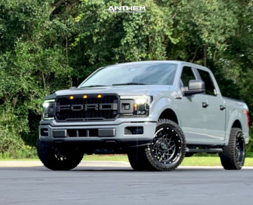 2019 Ford F-150 - 20x10 -18mm - Anthem Off-Road Avenger - Leveling Kit - 33" x 12.5"