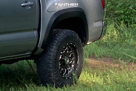 1 2020 Tacoma Toyota Stock Air Suspension Anthem Off Road Avenger Machined Black